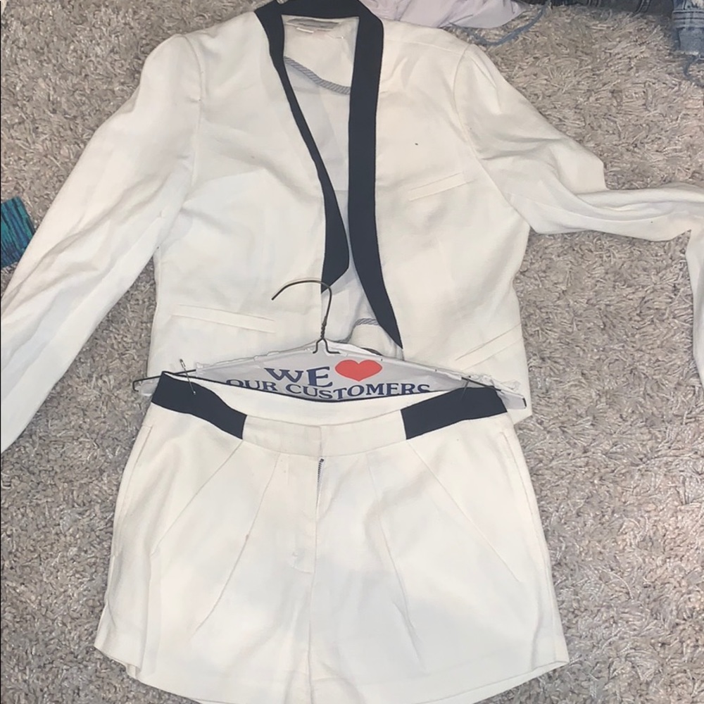 Blazer with matching shorts